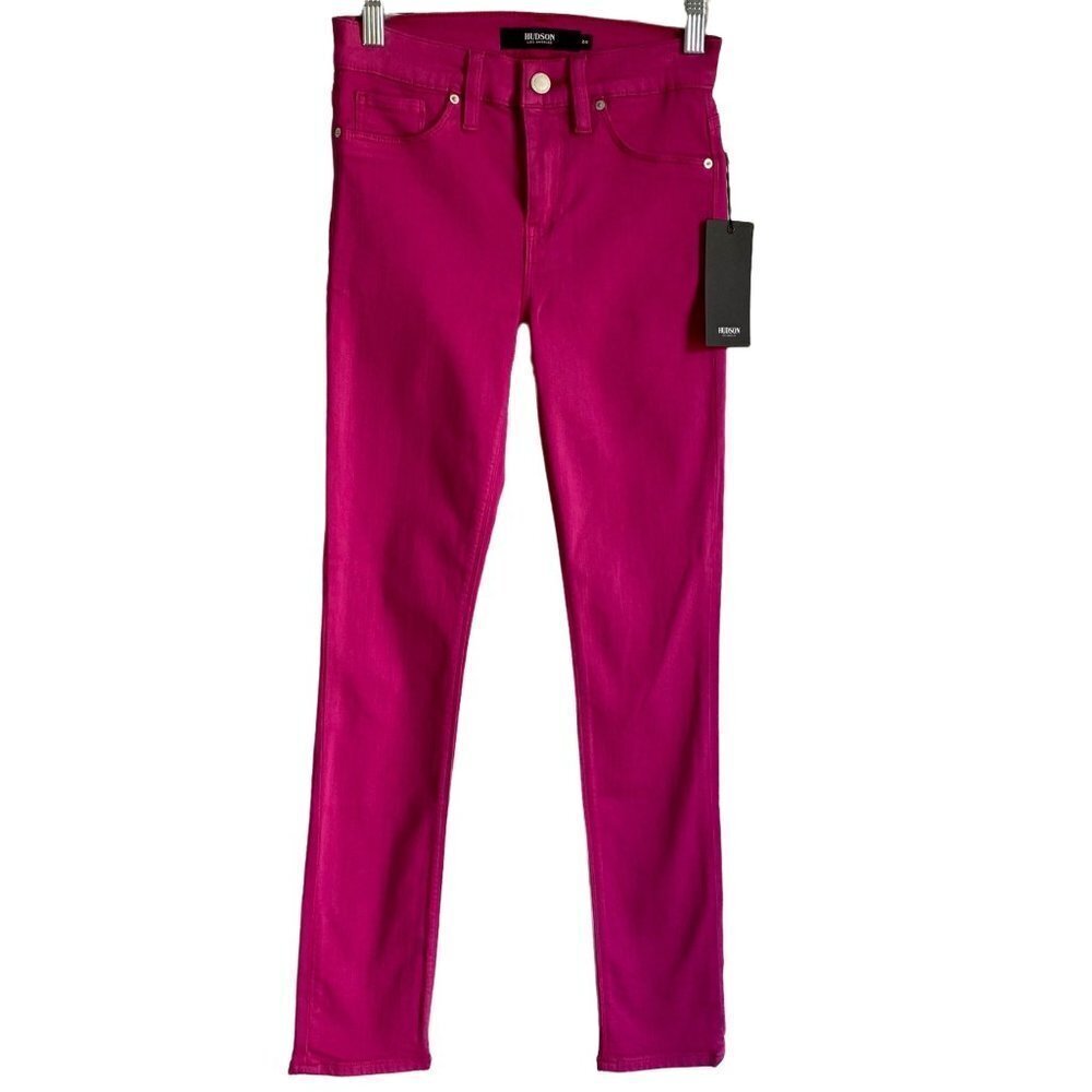Hudson Jeans Nico Skinny Jeans Pink Size 24 NEW with Tags